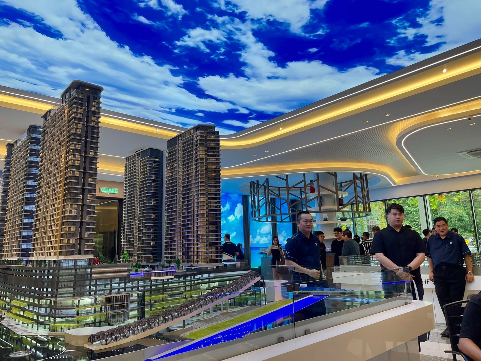 Jesselton 國際銷售展廳活動現場全景。